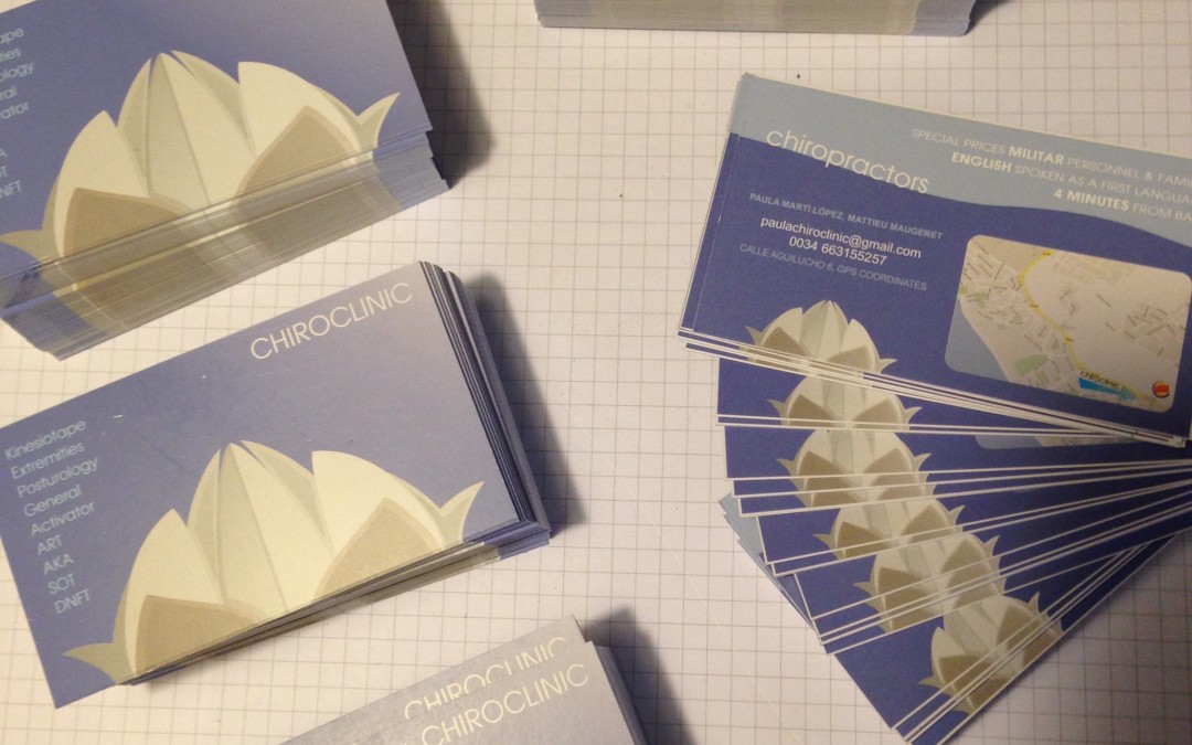 Chiroclinic tarjetas
